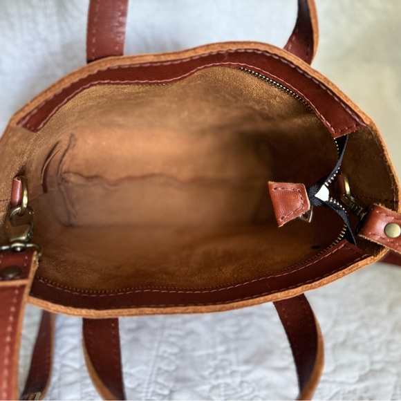 Portland Leather Goods Mini Crossbody Tote - Picture 6 of 10